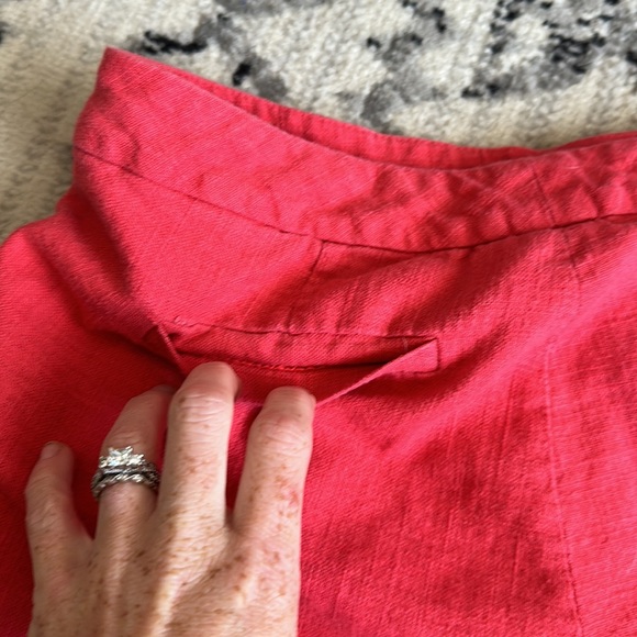 Alice Collection Scalloped Hem 9" Rise Pink Shorts Size 6 - Picture 10 of 12